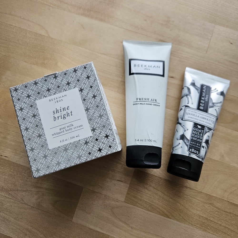 NEW Beekman 1802 Lot Of Goat Milk Hand Creams And Lotion
